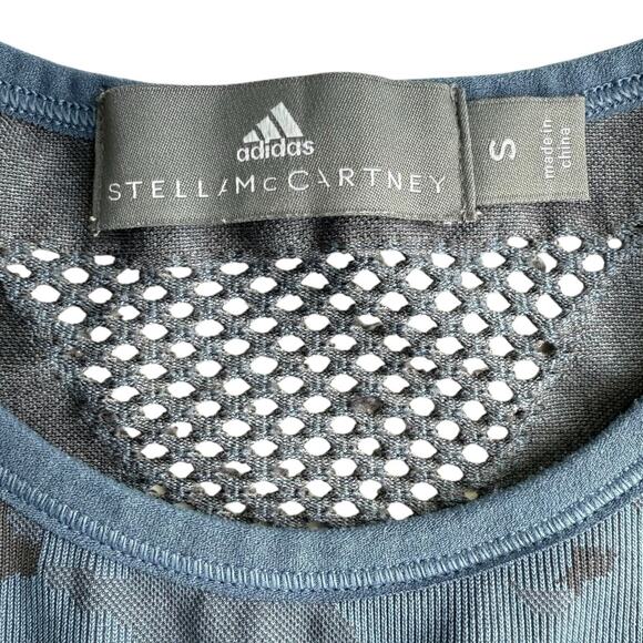 Stella McCartney Adidas Tank Top Camo Stretch Sleeveless Activewear Size Small - Picture 9 of 12